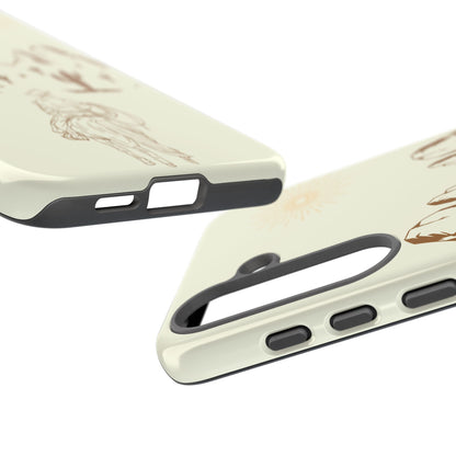 SAMSUNG Cowboy Riding into the Sunset Tough Phone Case