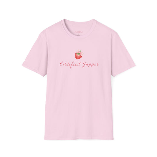 Certified Yapper Unisex Softstyle T-Shirt - Fun & Playful Vibe for Casual Wear