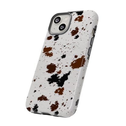 iPHONE Cow Print Tough Phone Case l GIFT FOR HIM AND HER