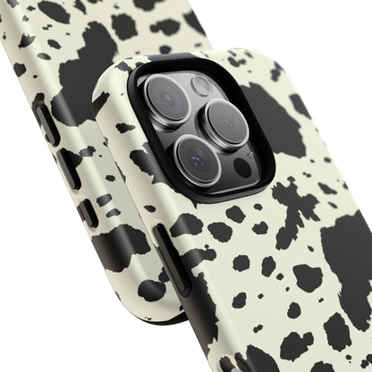 iPHONE Cow Print Tough Phone Cases l Durable Protection