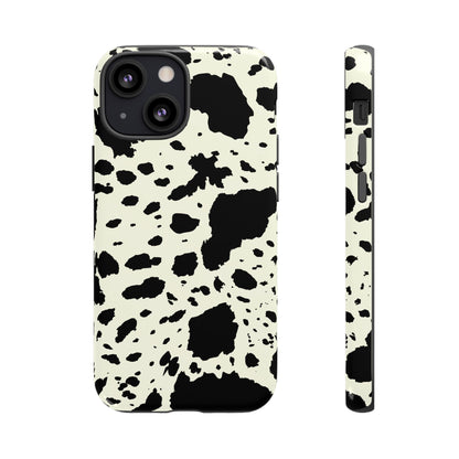 iPHONE Cow Print Tough Phone Cases l Durable Protection