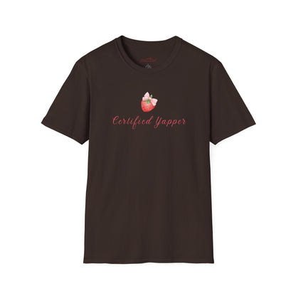 Certified Yapper Unisex Softstyle T-Shirt - Fun & Playful Vibe for Casual Wear