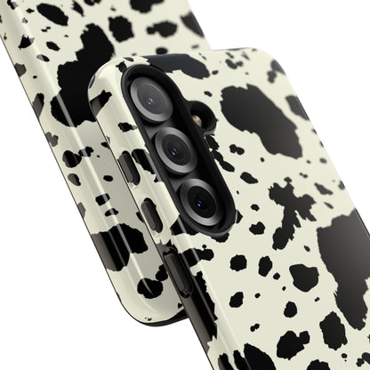 SAMSUNG Cow Print Tough Phone Cases l Durable Protection