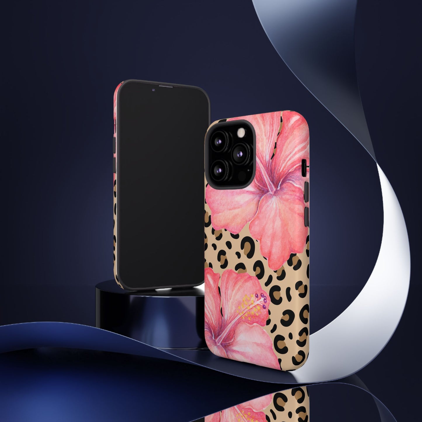 Leopard and Hibiscus iPHONE Tough Cases l Perfect for the Summer