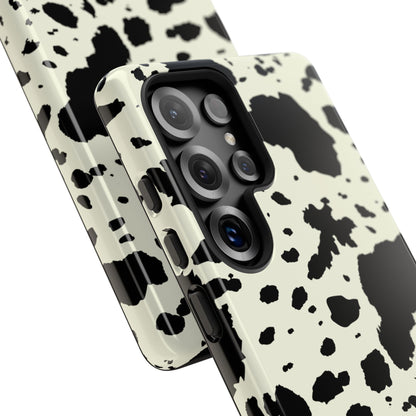 SAMSUNG Cow Print Tough Phone Cases l Durable Protection