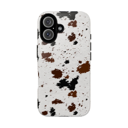iPHONE Cow Print Tough Phone Case l GIFT FOR HIM AND HER