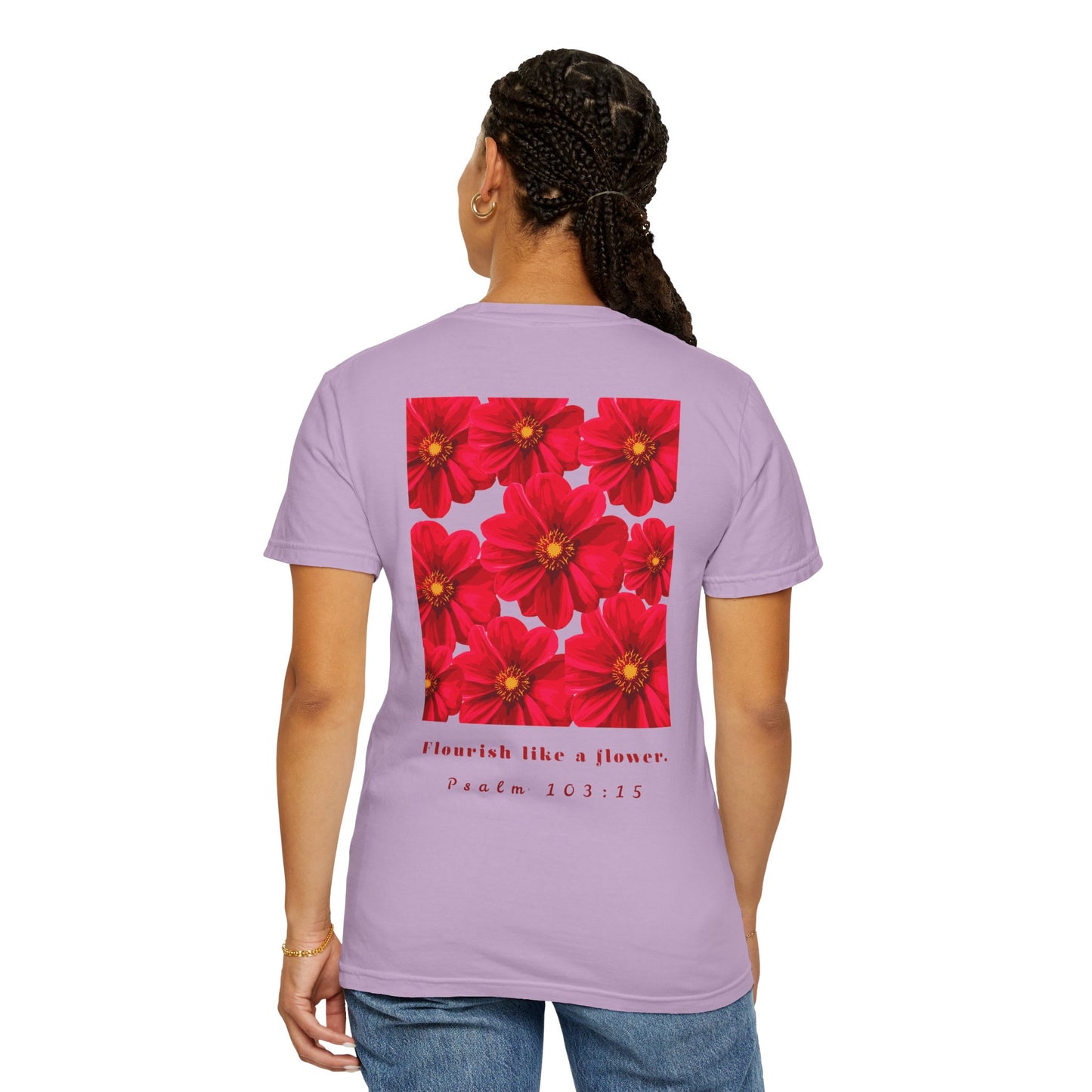 Floral Quote T-shirt l Gift for Her, Casual Wear, Daily Style
