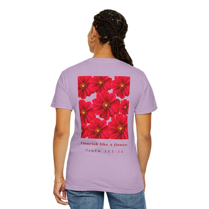 Floral Quote T-shirt l Gift for Her, Casual Wear, Daily Style