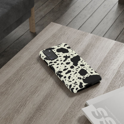 SAMSUNG Cow Print Tough Phone Cases l Durable Protection