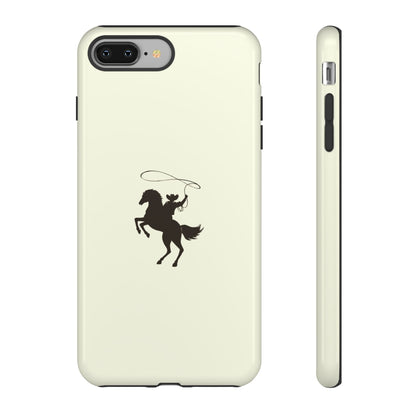 iPHONE Western Horse Rider Phone Case l Durable Phone Cover, Cowboy Style, Tough Case