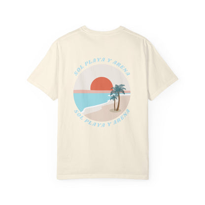 "Sol, Playa, y Arena" Beach Vibe T-Shirt Summer Apparel l Unisex Casual Wear