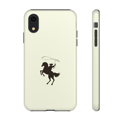 iPHONE Western Horse Rider Phone Case l Durable Phone Cover, Cowboy Style, Tough Case