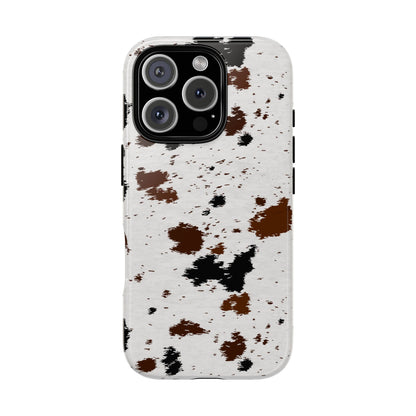 iPHONE Cow Print Tough Phone Case l GIFT FOR HIM AND HER