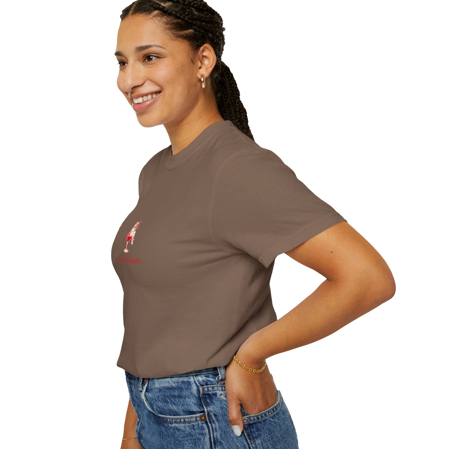"A Little Bit Dramatic" T-Shirt - Casual Comfort, Relaxed Fit
