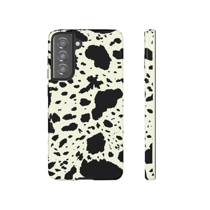 SAMSUNG Cow Print Tough Phone Cases l Durable Protection