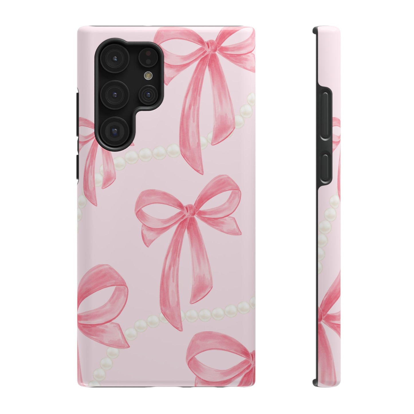 Chic Cute Bow Pink Phone Case - Impact Phone Case