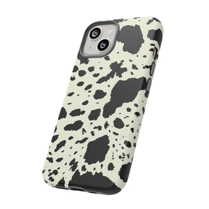 iPHONE Cow Print Tough Phone Cases l Durable Protection