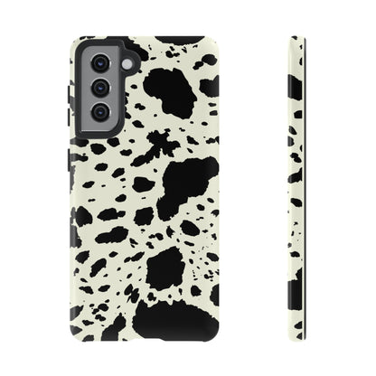 SAMSUNG Cow Print Tough Phone Cases l Durable Protection