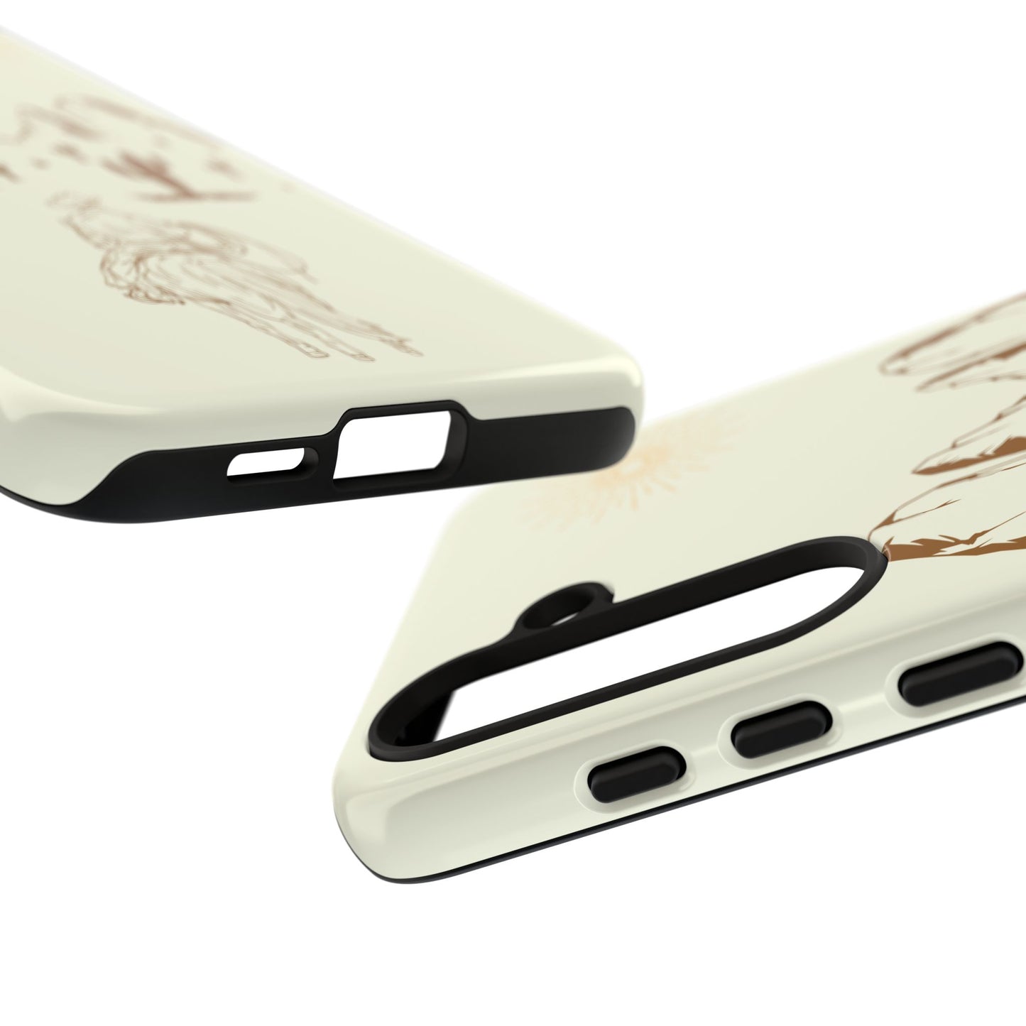 SAMSUNG Cowboy Riding into the Sunset Tough Phone Case
