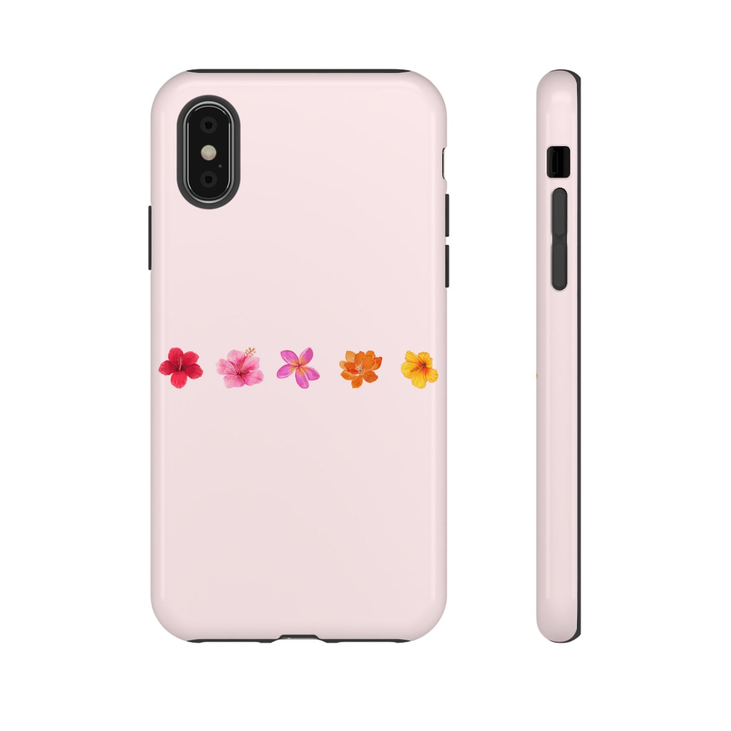 iPHONE Flower-Patterned Phone Case l Tough Cases for Women