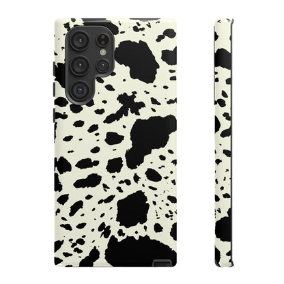 SAMSUNG Cow Print Tough Phone Cases l Durable Protection