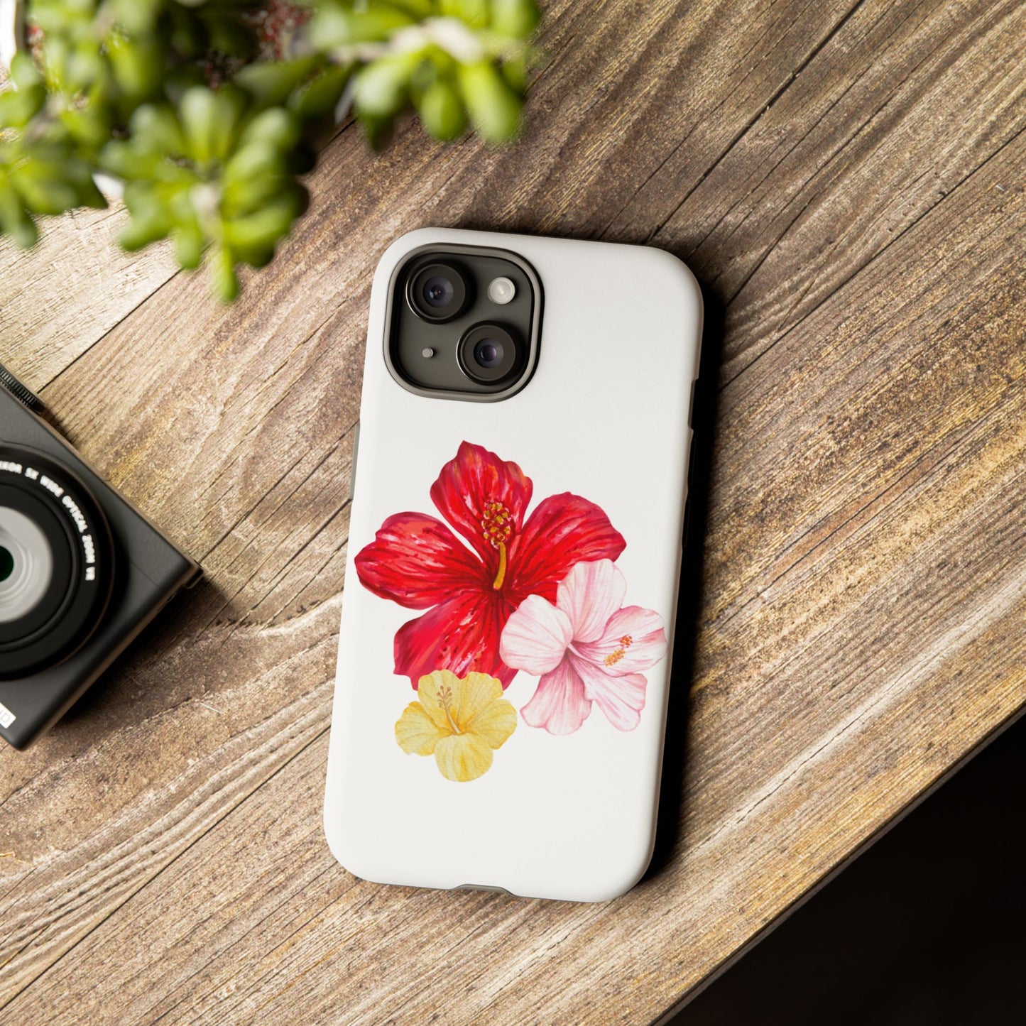 iPHONE Hibiscus Tough Cases l Tropical Vibe