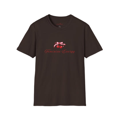 Feminine Energy Unisex Softstyle T-Shirt - Positive Vibes for Everyday Wear