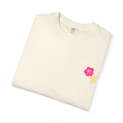 T-Shirt with Floral Print l Cheery Apparel for Summer, Casual Style