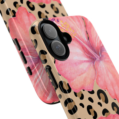 Leopard and Hibiscus iPHONE Tough Cases l Perfect for the Summer