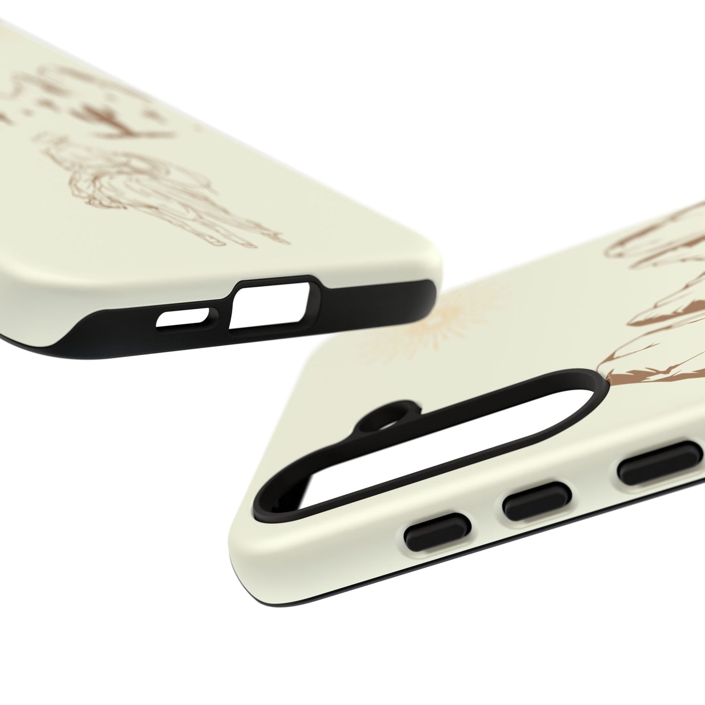 SAMSUNG Cowboy Riding into the Sunset Tough Phone Case