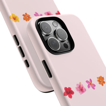 iPHONE Flower-Patterned Phone Case l Tough Cases for Women