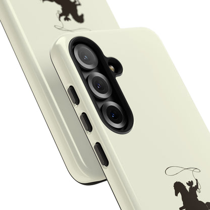 SAMSUNG Western Horse Rider Phone Case l Durable Phone Cover, Cowboy Style, Tough Case
