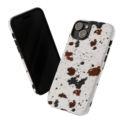 iPHONE Cow Print Tough Phone Case l GIFT FOR HIM AND HER