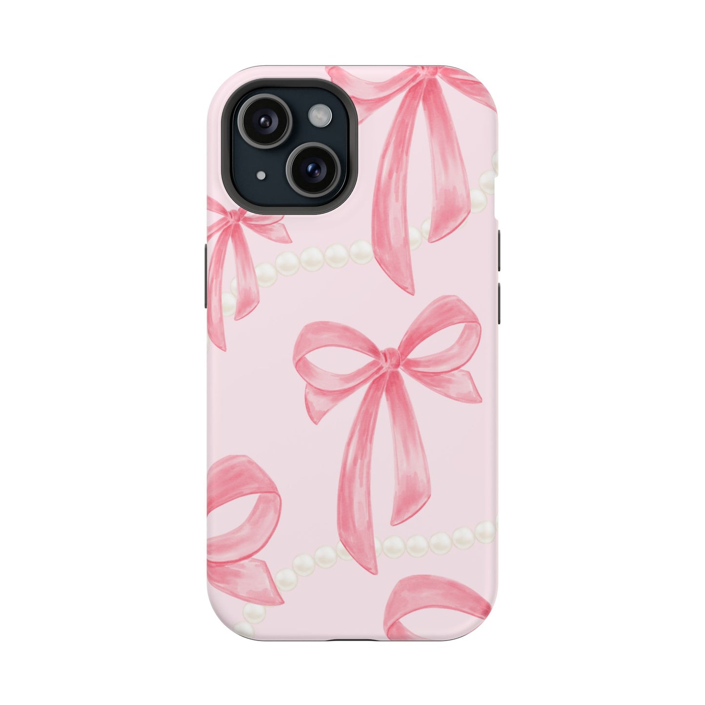 Chic Cute Bow Pink Phone Case - Impact Phone Case