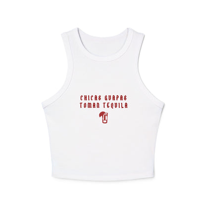 Chicas Guapas Toman Tequila - Camiseta Sin Mangas de Carreras