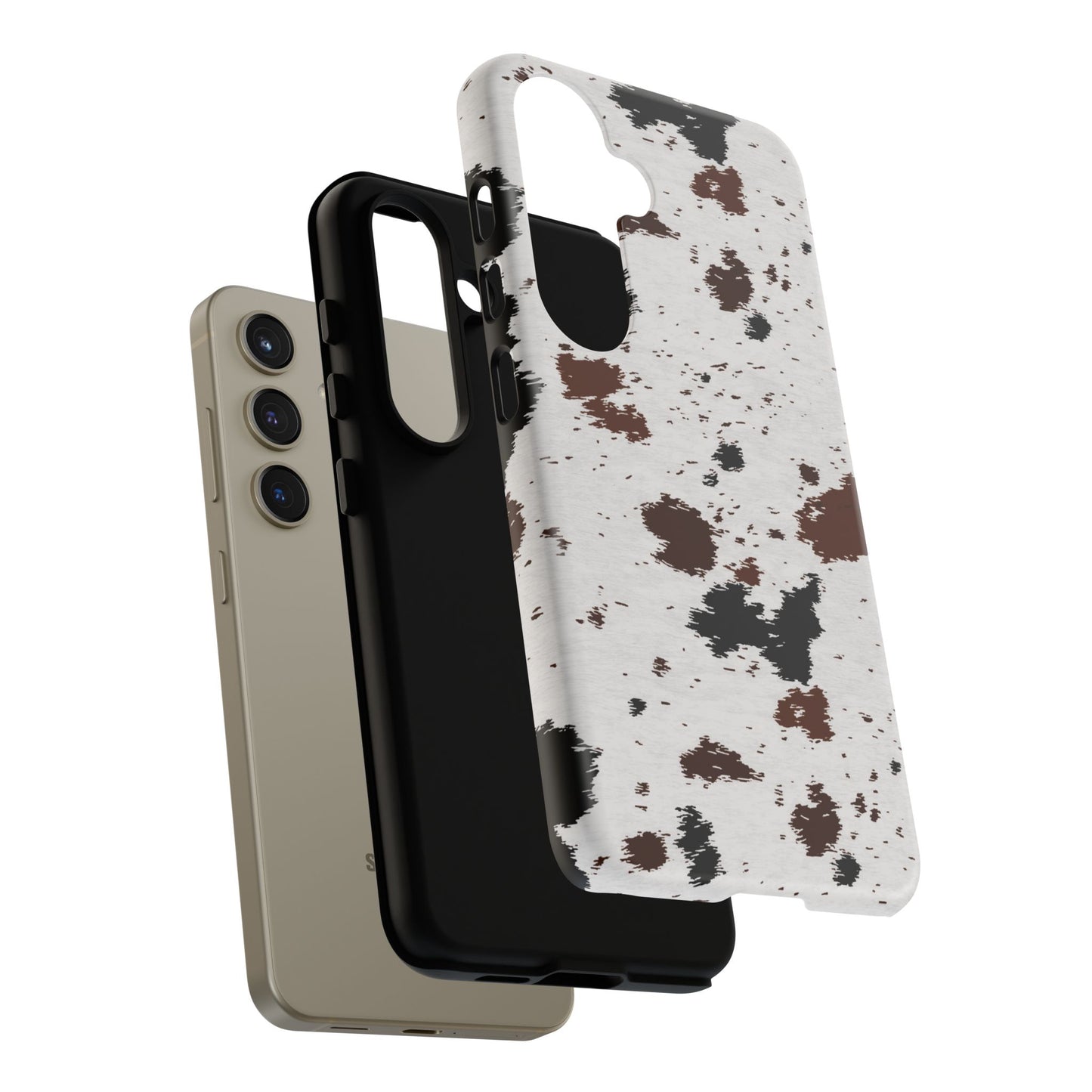 SAMSUNG Cow Print Tough Phone Case l GIFT FOR HIM AND HER