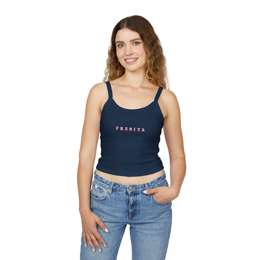 "Fresita" Women's Spaghetti Strap Tank Top l Cute Summer Top, Casual Wear