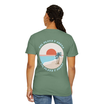 "Sol, Playa, y Arena" Beach Vibe T-Shirt Summer Apparel l Unisex Casual Wear