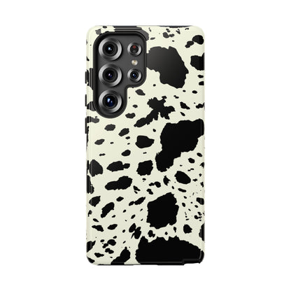 SAMSUNG Cow Print Tough Phone Cases l Durable Protection