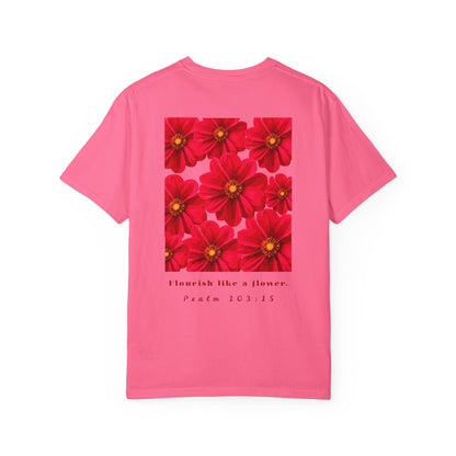 Floral Quote T-shirt l Gift for Her, Casual Wear, Daily Style