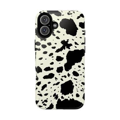 iPHONE Cow Print Tough Phone Cases l Durable Protection
