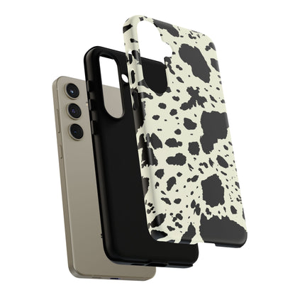 SAMSUNG Cow Print Tough Phone Cases l Durable Protection