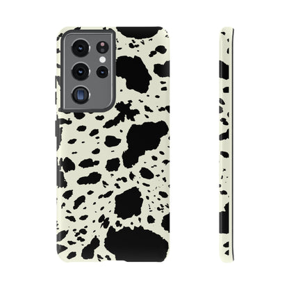 SAMSUNG Cow Print Tough Phone Cases l Durable Protection