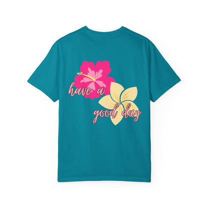 T-Shirt with Floral Print l Cheery Apparel for Summer, Casual Style