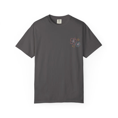 Pastel Hibiscus Logo Garment-Dyed Tee l Summer Essential