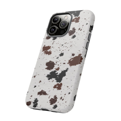 iPHONE Cow Print Tough Phone Case l GIFT FOR HIM AND HER