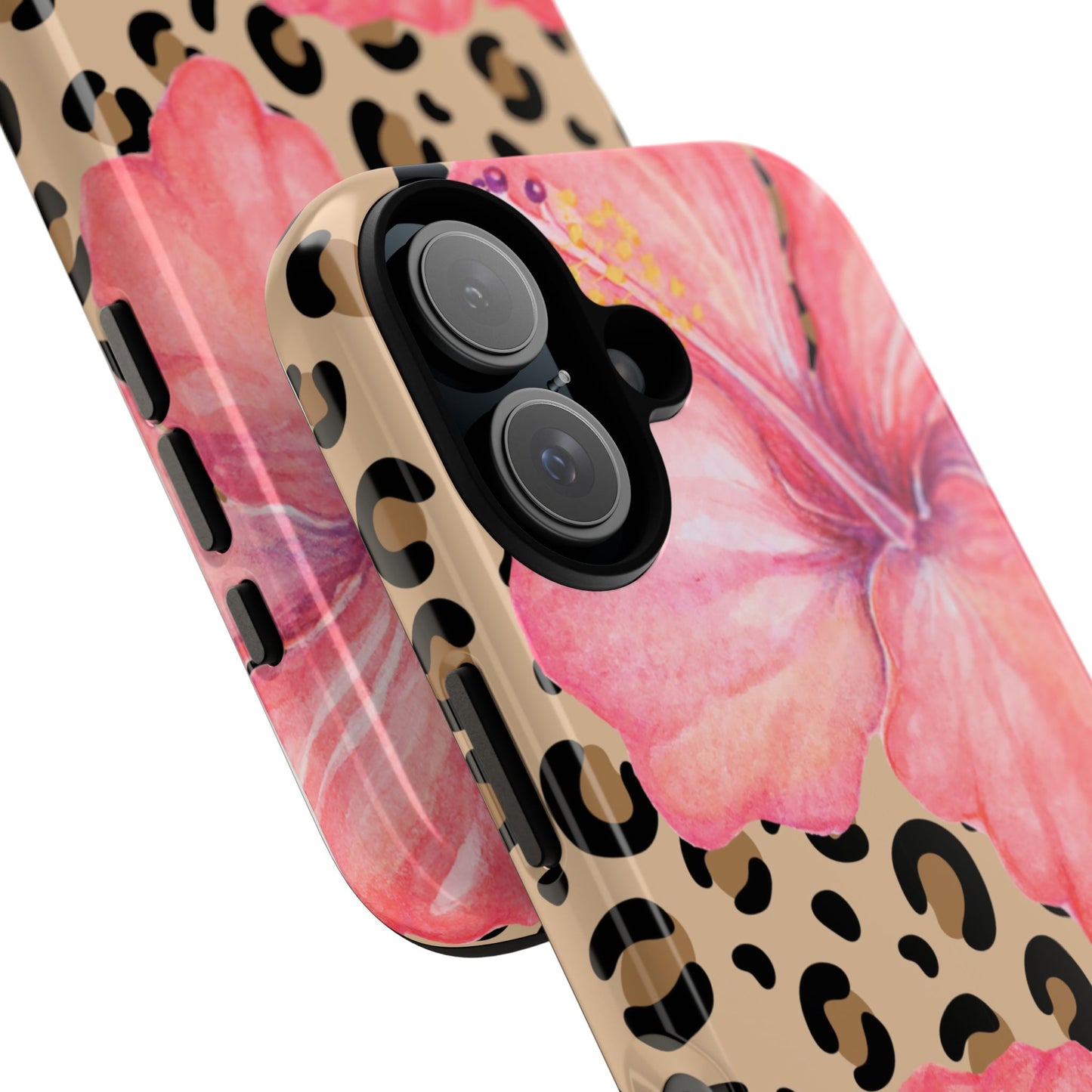 Leopard and Hibiscus iPHONE Tough Cases l Perfect for the Summer