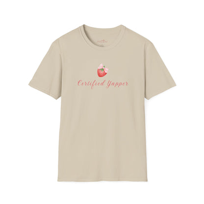 Certified Yapper Unisex Softstyle T-Shirt - Fun & Playful Vibe for Casual Wear