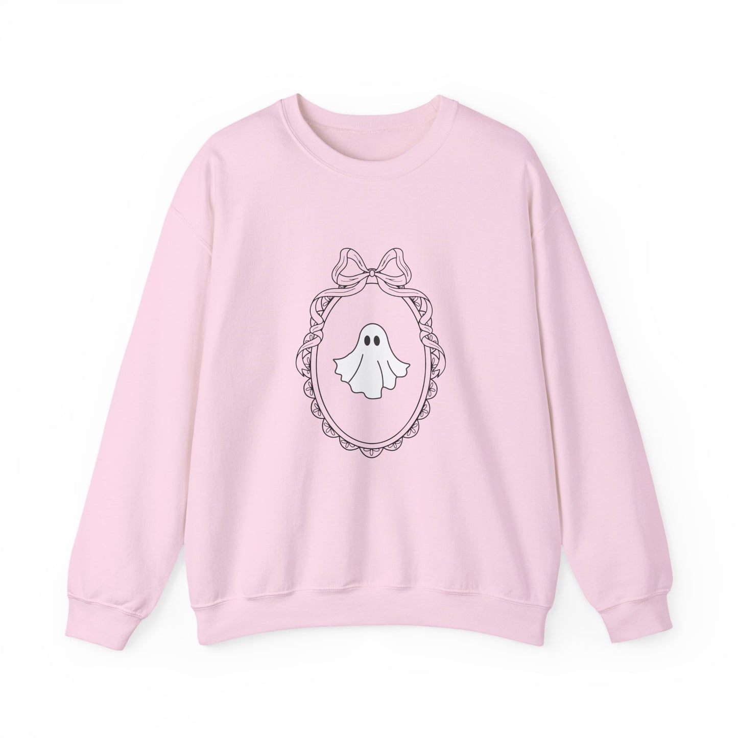 Cute Ghost Crewneck Sweatshirt | Cozy Unisex Fall Apparel, Halloween Outfit, Spooky Season Gift, Casual Comfort