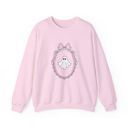 Cute Ghost Crewneck Sweatshirt | Cozy Unisex Fall Apparel, Halloween Outfit, Spooky Season Gift, Casual Comfort